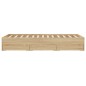 vidaXL Bettgestell mit Schubladen Sonoma-Eiche 135x190cm Holzwerkstoff vidaXL Bettgestell mit Schubladen Sonoma-Eiche 135x190cm Holzwerkstoff