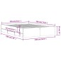 vidaXL Bettgestell mit Schubladen Sonoma-Eiche 135x190cm Holzwerkstoff vidaXL Bettgestell mit Schubladen Sonoma-Eiche 135x190cm Holzwerkstoff