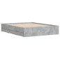 vidaXL Bettgestell mit Schubladen Betongrau 140x200 cm Holzwerkstoff vidaXL Bettgestell mit Schubladen Betongrau 140x200 cm Holzwerkstoff