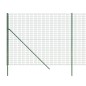 vidaXL Maschendrahtzaun Grün 1,6x25 m Verzinkter Stahl vidaXL Maschendrahtzaun Grün 1,6x25 m Verzinkter Stahl