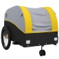 vidaXL Fahrradanhänger Schwarz und Gelb 45 kg Eisen vidaXL Fahrradanhänger Schwarz und Gelb 45 kg Eisen