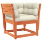 vidaXL 5-tlg. Garten-Sofagarnitur mit Kissen Wachsbraun Kiefernholz vidaXL 5-tlg. Garten-Sofagarnitur mit Kissen Wachsbraun Kiefernholz