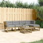 vidaXL 5-tlg. Garten-Sofagarnitur mit Kissen Kiefernholz Imprägniert vidaXL 5-tlg. Garten-Sofagarnitur mit Kissen Kiefernholz Imprägniert