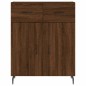 Highboard Braun Eichen-Optik 69,5x34x180 cm Holzwerkstoff Highboard Braun Eichen-Optik 69,5x34x180 cm Holzwerkstoff