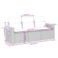 vidaXL 3-tlg. Garten-Sofagarnitur mit Kissen Beige Poly Rattan vidaXL 3-tlg. Garten-Sofagarnitur mit Kissen Beige Poly Rattan