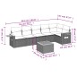 vidaXL 7-tlg. Garten-Sofagarnitur mit Kissen Beige Poly Rattan vidaXL 7-tlg. Garten-Sofagarnitur mit Kissen Beige Poly Rattan