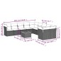 vidaXL 11-tlg. Garten-Sofagarnitur mit Kissen Schwarz Poly Rattan vidaXL 11-tlg. Garten-Sofagarnitur mit Kissen Schwarz Poly Rattan
