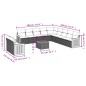vidaXL 12-tlg. Garten-Sofagarnitur mit Kissen Beige Poly Rattan vidaXL 12-tlg. Garten-Sofagarnitur mit Kissen Beige Poly Rattan
