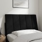 vidaXL Kopfteil-Kissen Schwarz 80 cm Samt
