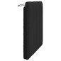 vidaXL Kopfteil-Kissen Schwarz 80 cm Samt