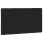 vidaXL Kopfteil-Kissen Schwarz 80 cm Samt