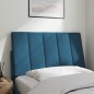 vidaXL Kopfteil-Kissen Blau 80 cm Samt