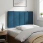 vidaXL Kopfteil-Kissen Blau 80 cm Samt
