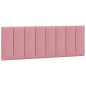 vidaXL Kopfteil-Kissen Rosa 120 cm Samt
