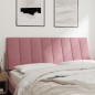 vidaXL Kopfteil-Kissen Rosa 120 cm Samt