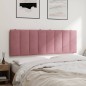 vidaXL Kopfteil-Kissen Rosa 120 cm Samt