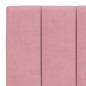 vidaXL Kopfteil-Kissen Rosa 120 cm Samt