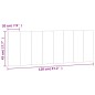vidaXL Kopfteil-Kissen Rosa 120 cm Samt