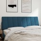vidaXL Kopfteil-Kissen Blau 160 cm Samt vidaXL Kopfteil-Kissen Blau 160 cm Samt