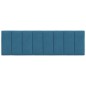 vidaXL Kopfteil-Kissen Blau 160 cm Samt vidaXL Kopfteil-Kissen Blau 160 cm Samt