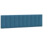 vidaXL Kopfteil-Kissen Blau 180 cm Samt vidaXL Kopfteil-Kissen Blau 180 cm Samt
