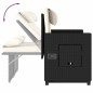 vidaXL Gartenbank Verstellbar mit Kissen Schwarz Poly Rattan vidaXL Gartenbank Verstellbar mit Kissen Schwarz Poly Rattan