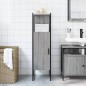 vidaXL Badschrank Grau Sonoma 33x33x120,5 cm Holzwerkstoff vidaXL Badschrank Grau Sonoma 33x33x120,5 cm Holzwerkstoff