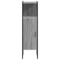 vidaXL Badschrank Grau Sonoma 33x33x120,5 cm Holzwerkstoff vidaXL Badschrank Grau Sonoma 33x33x120,5 cm Holzwerkstoff