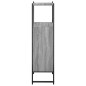 vidaXL Badschrank Grau Sonoma 33x33x120,5 cm Holzwerkstoff vidaXL Badschrank Grau Sonoma 33x33x120,5 cm Holzwerkstoff