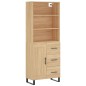 Highboard Sonoma-Eiche 69,5x34x180 cm Holzwerkstoff Highboard Sonoma-Eiche 69,5x34x180 cm Holzwerkstoff