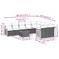 vidaXL 10-tlg. Garten-Sofagarnitur mit Kissen Grau Poly Rattan vidaXL 10-tlg. Garten-Sofagarnitur mit Kissen Grau Poly Rattan