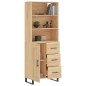 Highboard Sonoma-Eiche 69,5x34x180 cm Holzwerkstoff Highboard Sonoma-Eiche 69,5x34x180 cm Holzwerkstoff