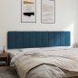 vidaXL Kopfteil-Kissen Blau 200 cm Samt vidaXL Kopfteil-Kissen Blau 200 cm Samt