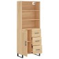 Highboard Sonoma-Eiche 69,5x34x180 cm Holzwerkstoff Highboard Sonoma-Eiche 69,5x34x180 cm Holzwerkstoff