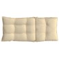 vidaXL Hochlehner-Auflagen 4 Stk. Beige Oxford-Gewebe vidaXL Hochlehner-Auflagen 4 Stk. Beige Oxford-Gewebe