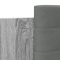 vidaXL Bettgestell mit Kopfteil und LED-Leuchten Grau Sonoma 180x200cm vidaXL Bettgestell mit Kopfteil und LED-Leuchten Grau Sonoma 180x200cm