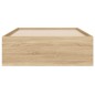 vidaXL Bettgestell mit Schubladen Sonoma-Eiche 90x200cm Holzwerkstoff vidaXL Bettgestell mit Schubladen Sonoma-Eiche 90x200cm Holzwerkstoff