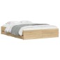 vidaXL Bettgestell mit Schubladen Sonoma-Eiche 140x200cm Holzwerkstoff vidaXL Bettgestell mit Schubladen Sonoma-Eiche 140x200cm Holzwerkstoff