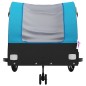 vidaXL Fahrradanhänger Schwarz und Blau 45 kg Eisen vidaXL Fahrradanhänger Schwarz und Blau 45 kg Eisen