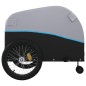 vidaXL Fahrradanhänger Schwarz und Blau 45 kg Eisen vidaXL Fahrradanhänger Schwarz und Blau 45 kg Eisen