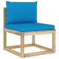 7-tlg. Garten-Lounge-Set mit Kissen Imprägniertes Kiefernholz 7-tlg. Garten-Lounge-Set mit Kissen Imprägniertes Kiefernholz