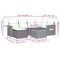 vidaXL 7-tlg. Garten-Sofagarnitur mit Kissen Beige Poly Rattan vidaXL 7-tlg. Garten-Sofagarnitur mit Kissen Beige Poly Rattan