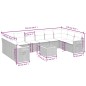 vidaXL 11-tlg. Garten-Sofagarnitur mit Kissen Beige Poly Rattan vidaXL 11-tlg. Garten-Sofagarnitur mit Kissen Beige Poly Rattan