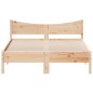 vidaXL Massivholzbett ohne Matratze 140x200 cm Kiefernholz vidaXL Massivholzbett ohne Matratze 140x200 cm Kiefernholz
