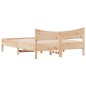 vidaXL Massivholzbett ohne Matratze 140x200 cm Kiefernholz vidaXL Massivholzbett ohne Matratze 140x200 cm Kiefernholz