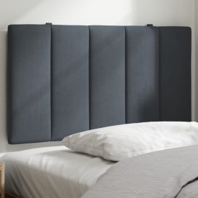 vidaXL Kopfteil-Kissen Dunkelgrau 80 cm Samt