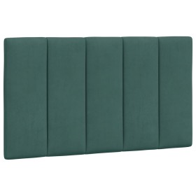 vidaXL Kopfteil-Kissen Dunkelgrün 80 cm Samt