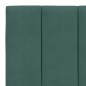 vidaXL Kopfteil-Kissen Dunkelgrün 160 cm Samt vidaXL Kopfteil-Kissen Dunkelgrün 160 cm Samt