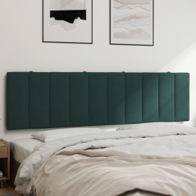 vidaXL Kopfteil-Kissen Dunkelgrün 180 cm Samt