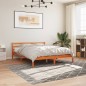 vidaXL Massivholzbett ohne Matratze Wachsbraun 160x200 Kiefernholz vidaXL Massivholzbett ohne Matratze Wachsbraun 160x200 Kiefernholz